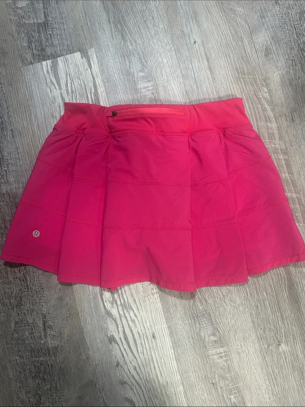lululemon athletica Hot Pink Pace Rival Mid-rise Skirt Built-In Short - size: 8